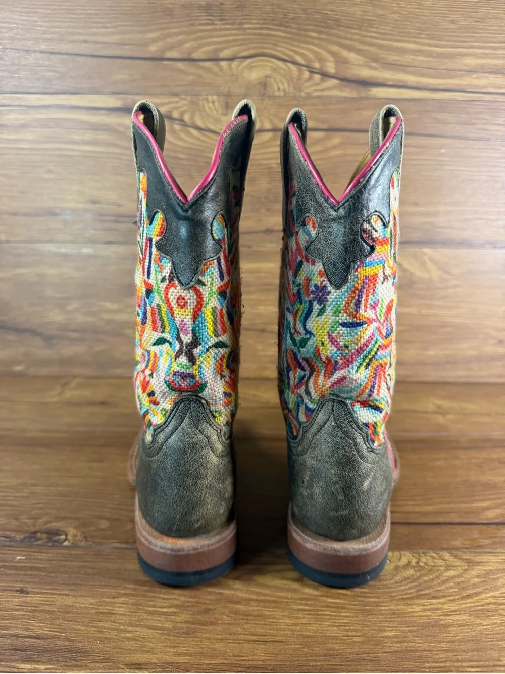 Macie Bean Cowgirl Boots Size 11C Kids Leather Shoes